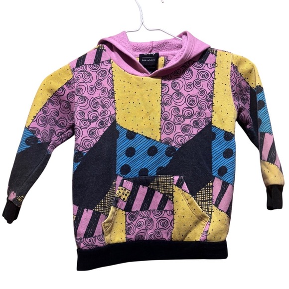 Disney Other - Kids Disney The Nightmare Before‎ Christmas Sally Patchwork Hoodie 3T